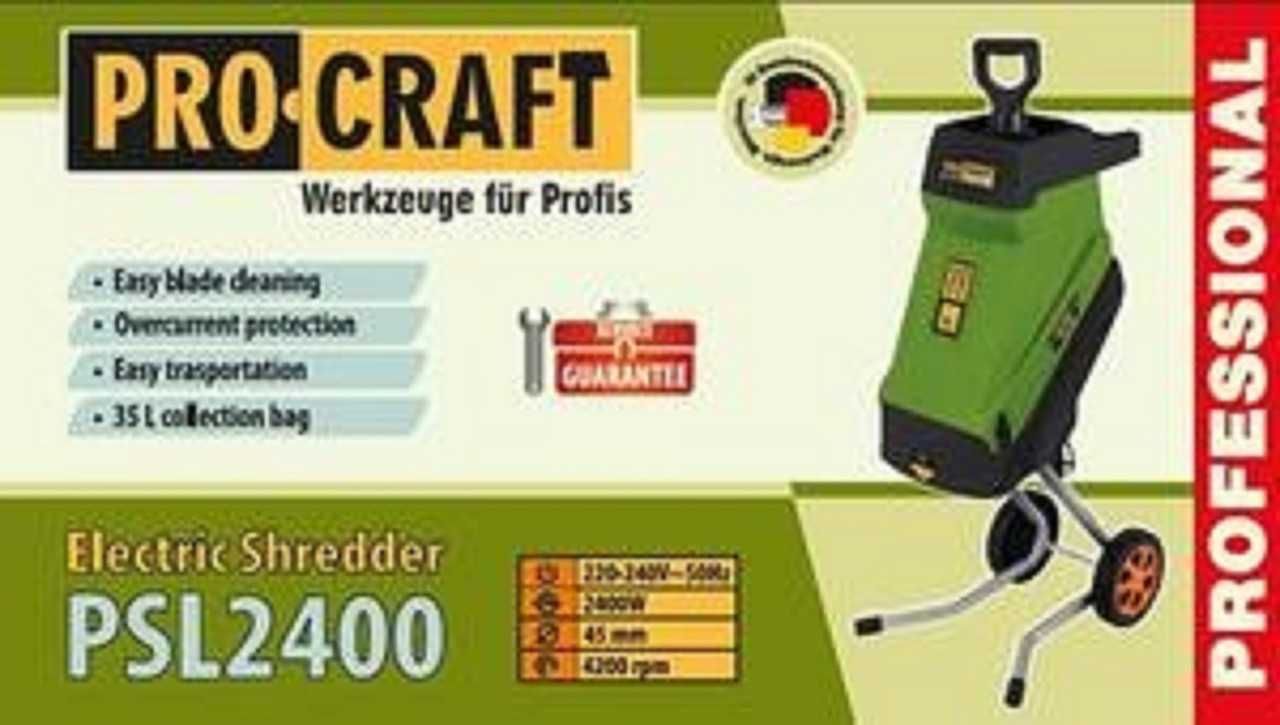 Измельчитель веток Procraft PSL2400 2500