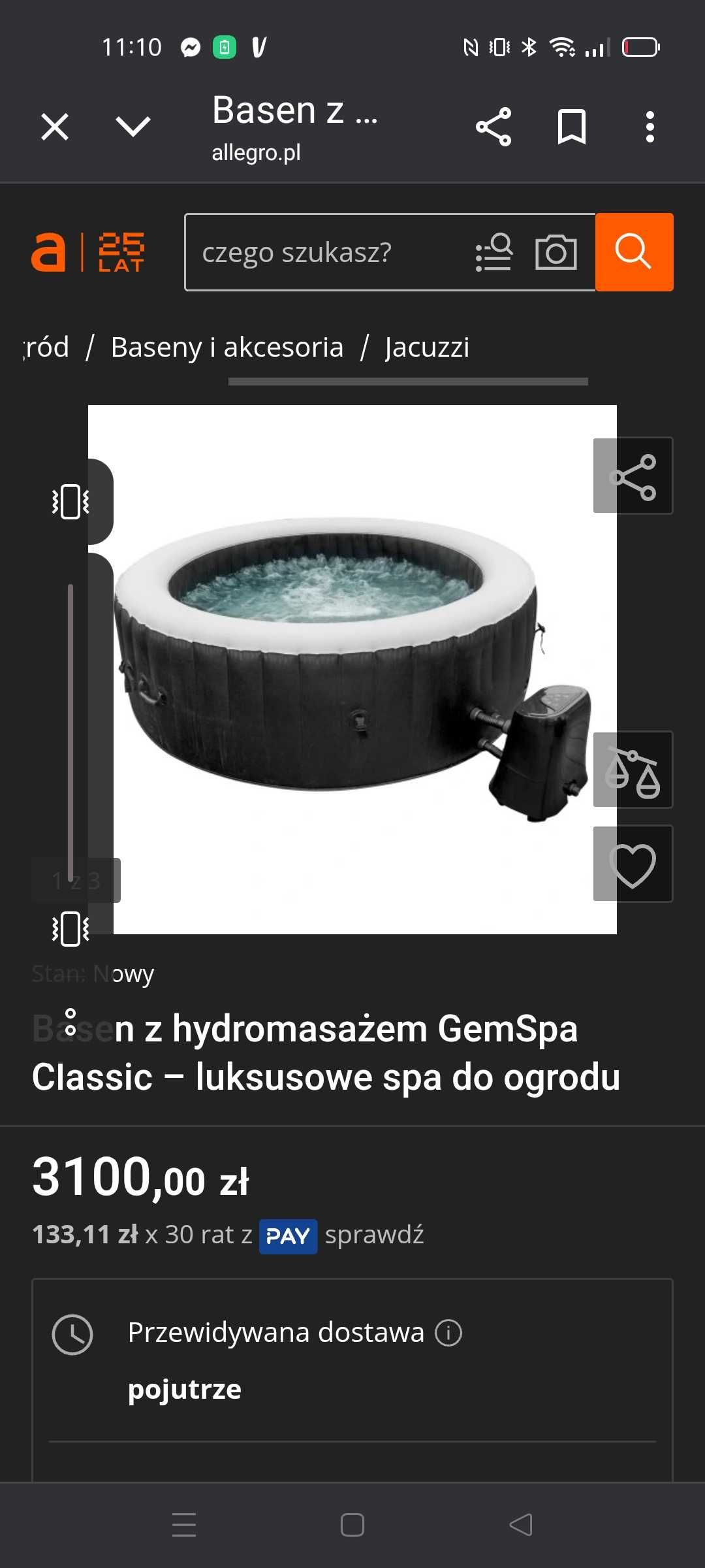 Basen Jacuzzi 6osobowe