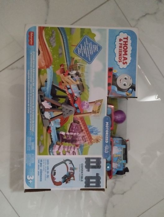 Tomek i przyjaciele kolejka pociąg tory  kryształowa jaskinia nowy