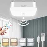 Toowell Lampa sufitowa LED z czujnikiem ruchu, 500 lm, 5000K