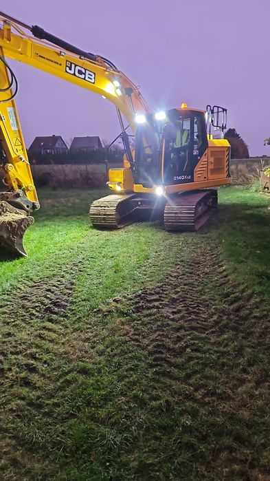 Koparko ładowarka,kołowa,gasienicowa,transport prace ziemne Darłowo