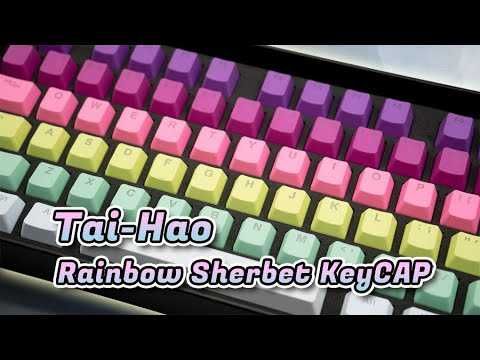 Кейкапи Keycaps TAI-HAO "Rainbow Sherbet"