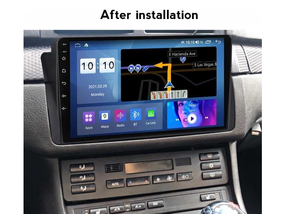 Radio samochodowe Android BMW 3 E46 (9") 1998.-2005