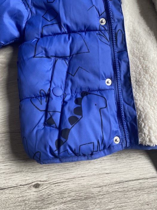 зимова куртка з екоовчини на хлопчика 80-86     92-98