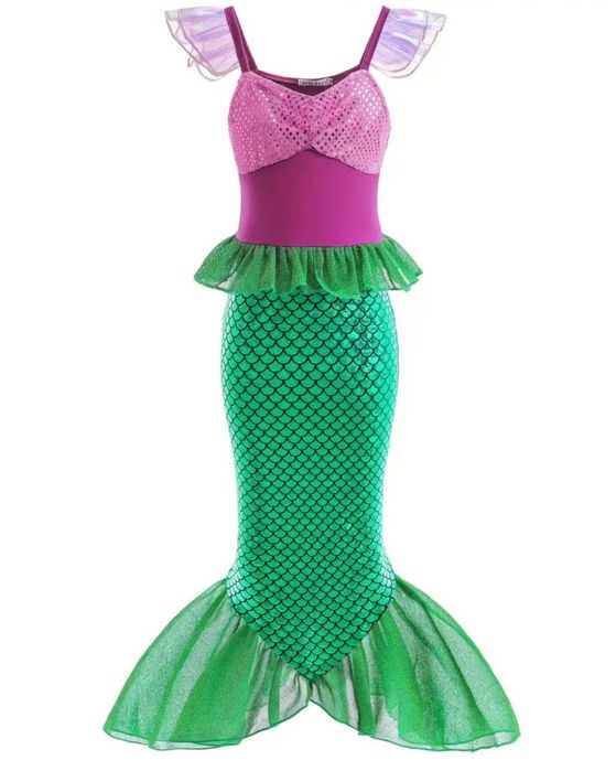 Nowa spinka włosy Syrenka Ariel Arielka kolory akcesoria przebranie