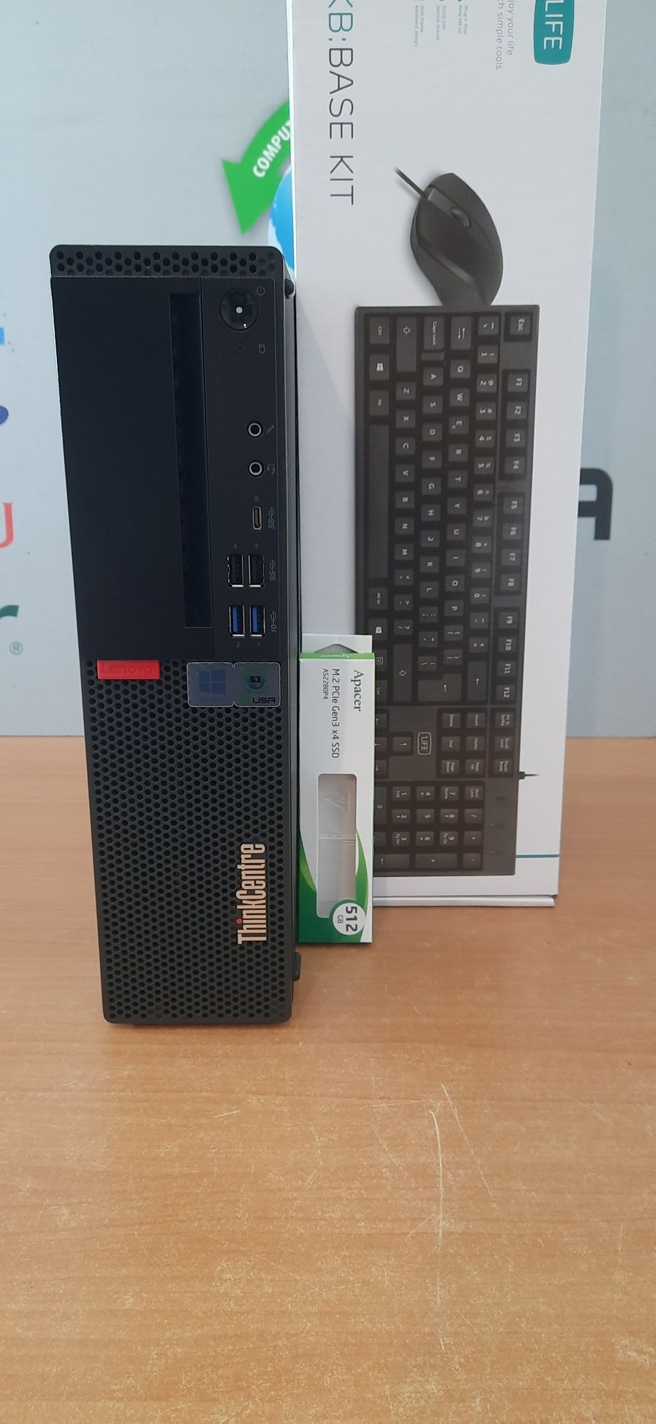 Pç Lenovo M720s 8ªG|I7.8700-4.6G|16G|NVMe512+HDD500|5G|BT|TPM2.0|W11