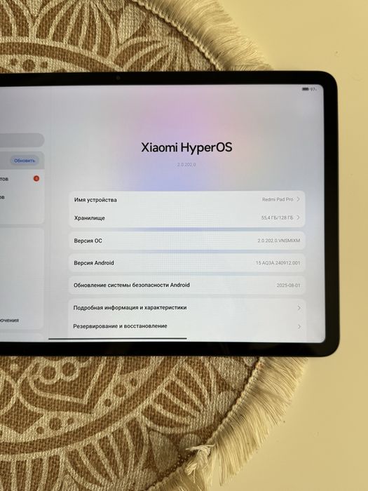 Планшет Xiaomi Redmi Pad Pro 6/128GB у відмінному стані, чохол у подар