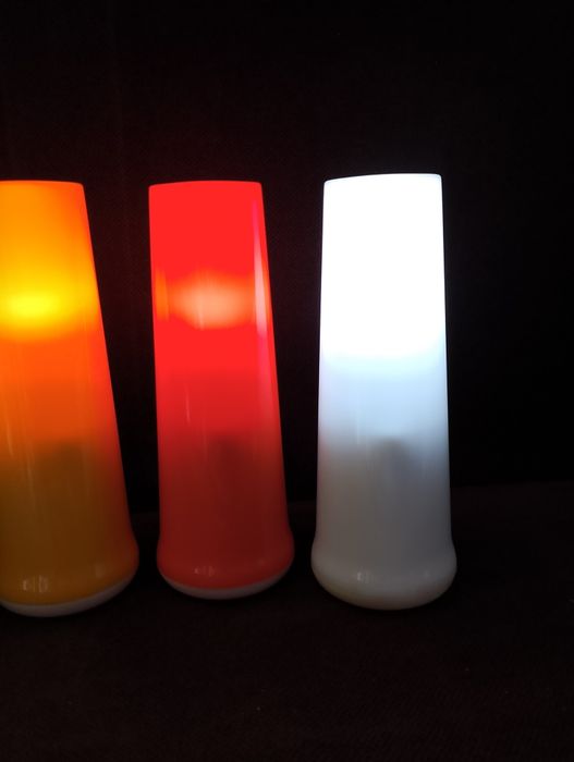 Zestaw 4 kolorowych lampek