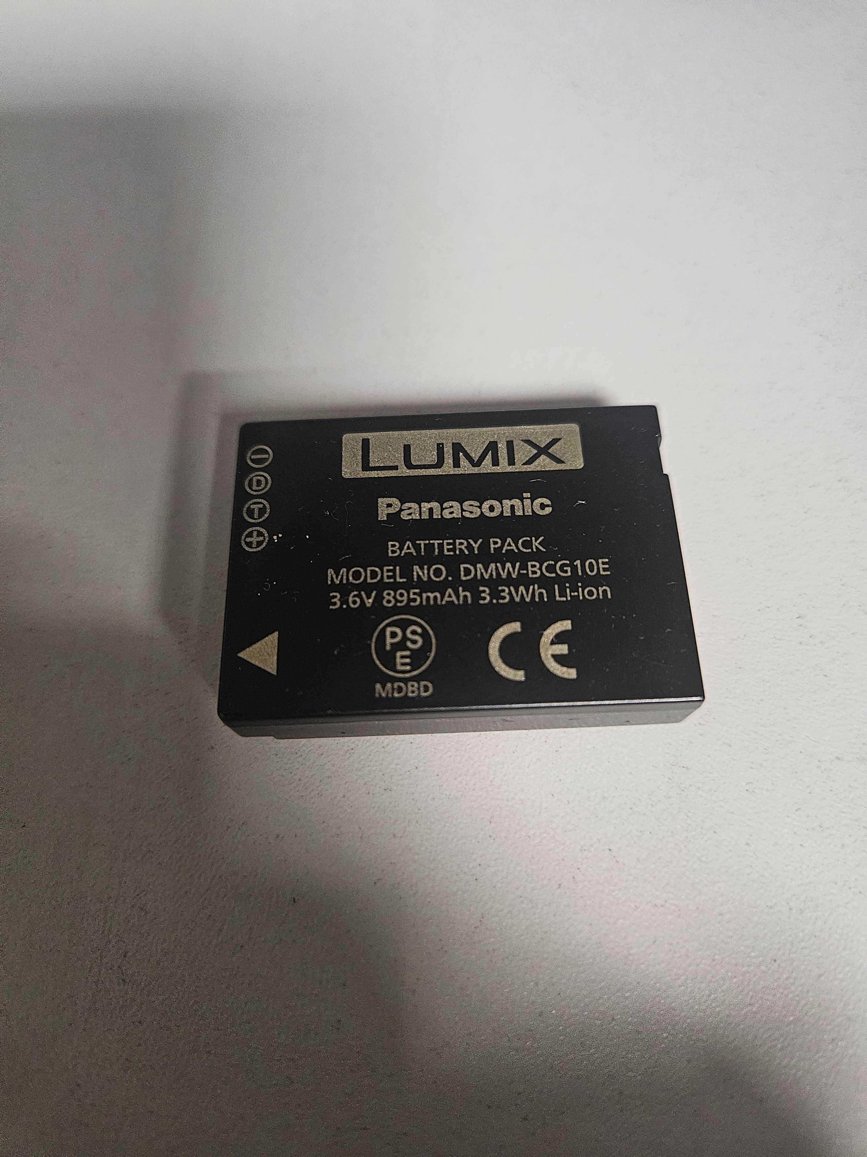 Lumix Panasonic DE-A66 Ładowarka + bateria DMW-BCG10e oryginał