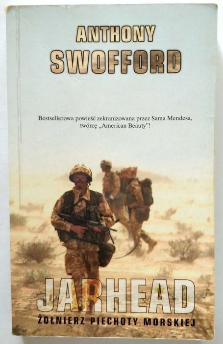 JARHEAD żołnierz piechoty morskiej, Anthony Swofford, UNIKAT!