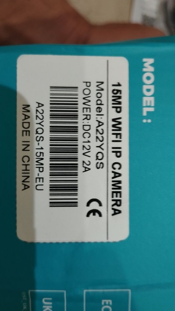 Câmara WIFI Tela Dupla 15MP