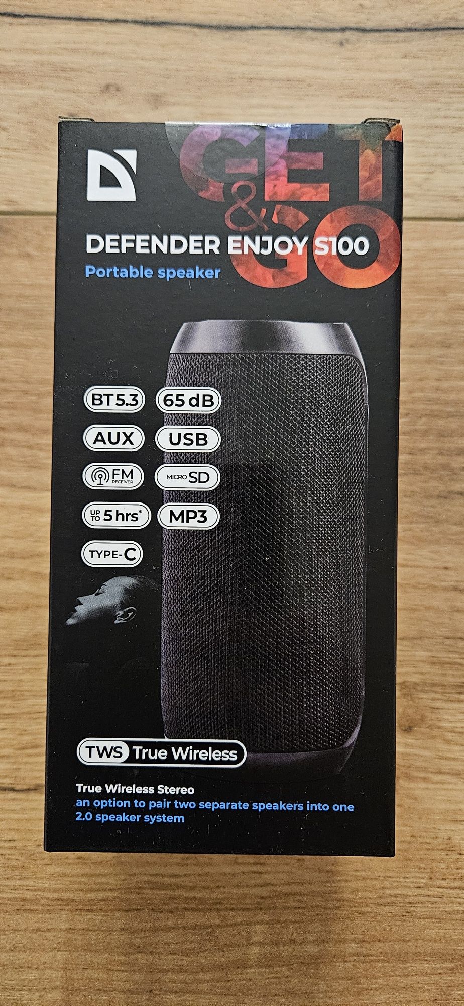 Głośnik Bluetooth Defender EnjoyS100 USB Sd Aux bezprzewodowy Radio FM