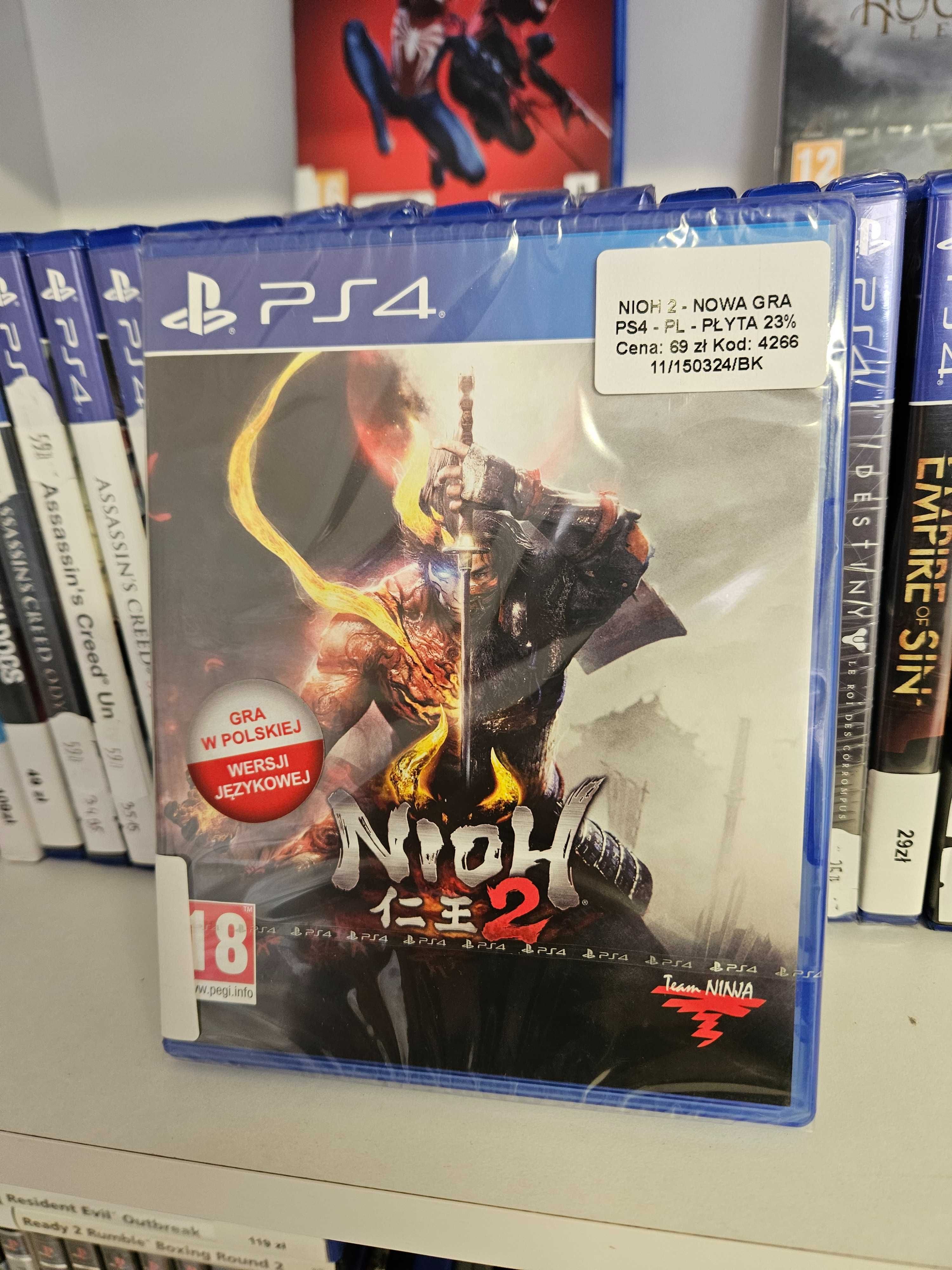 NOWA GRA NIOH 2 PlayStation 4/5