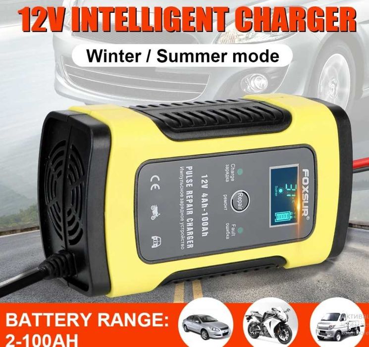 Зарядное устройств для аккумулятора Foxsur 12V 5-6A stable version 7.0