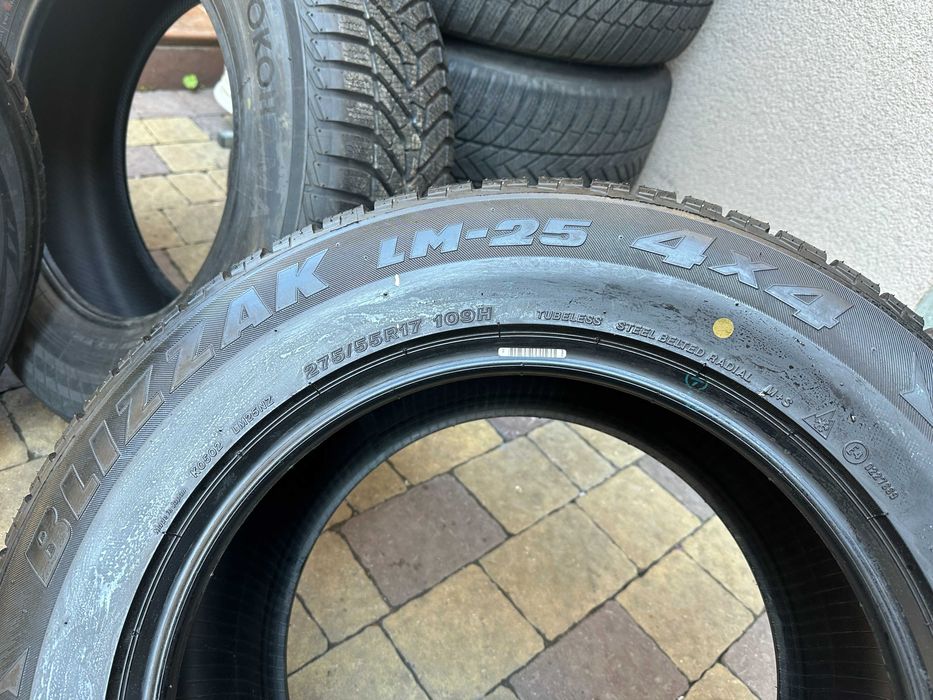 275-55 R17 109H Bridgestone Blizzak LM25 4x4 розпаровка 1шт Нова