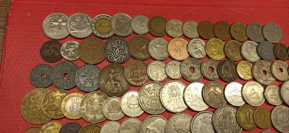 Мікс, набор монет світу, 100шт