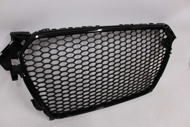 GRILL Atrapa chłodnicy AUDI A4 S4 B8 r.11-15 lift RS-LOOK plaster NOWY