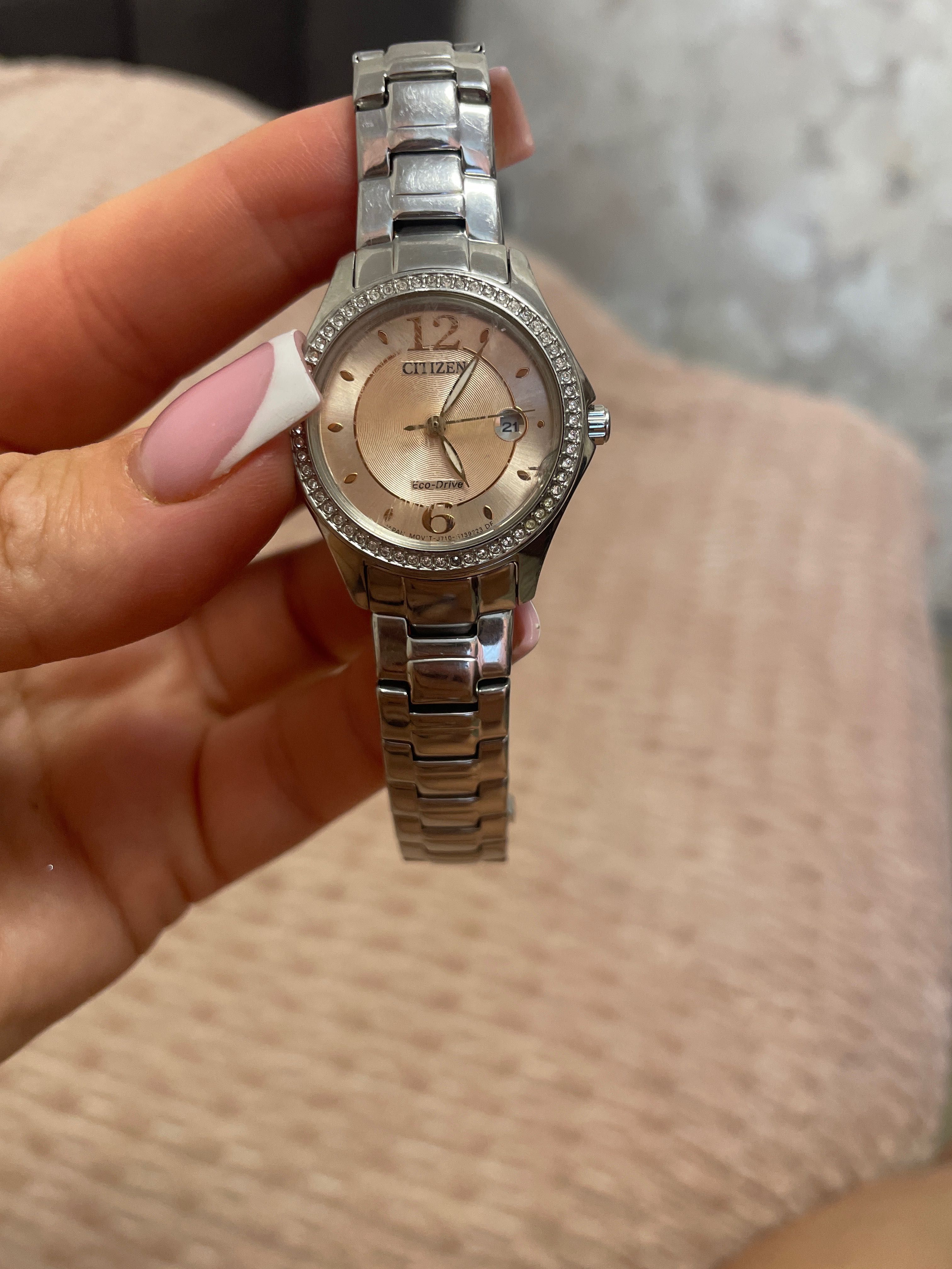 Жіночі годинники Citizen Eco-Drive FE1140-86X Swarovski Crystals J710