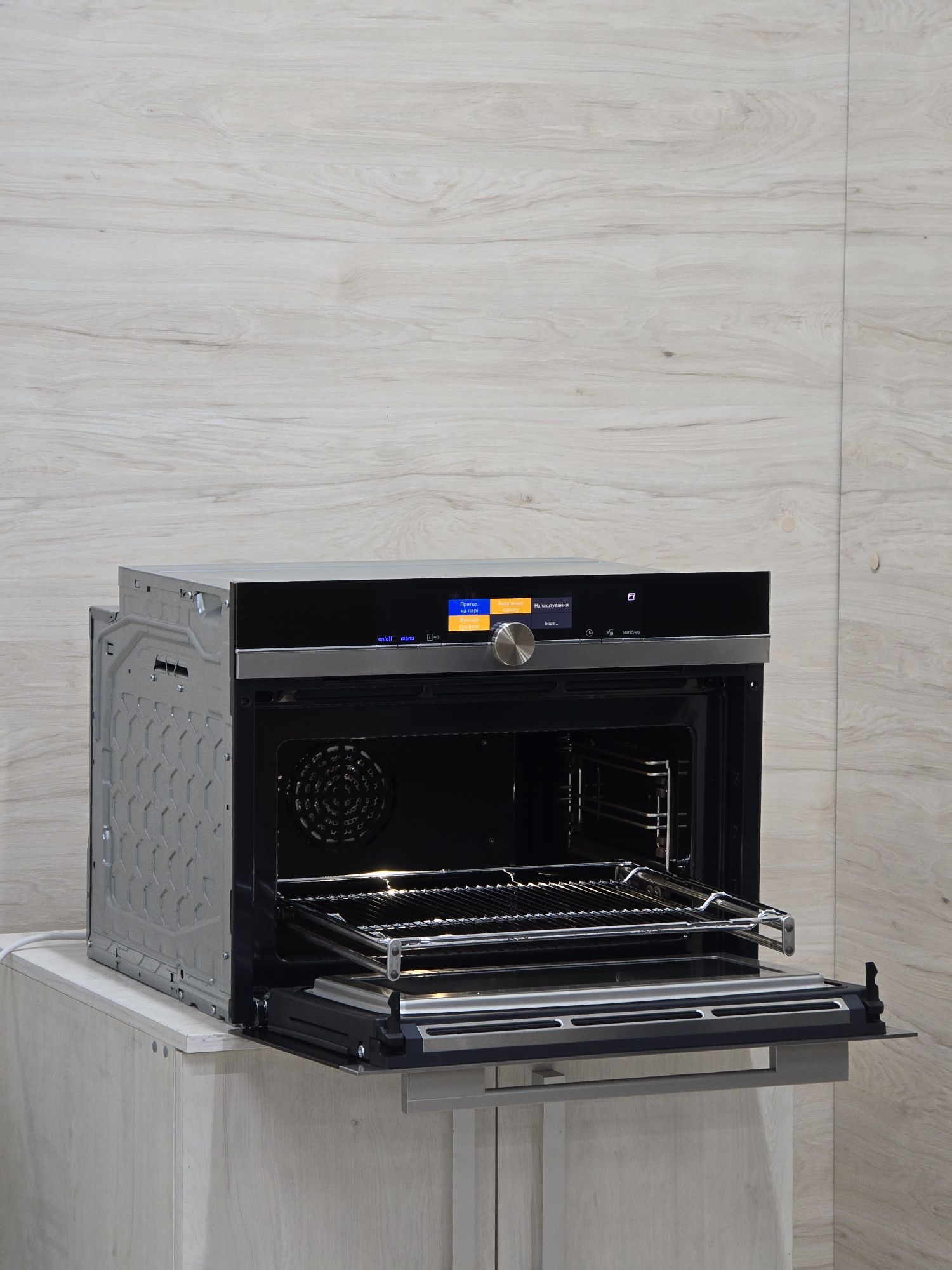 Топ.3в1 Siemens Studioline Iq700 Укр.мова Духовка + Пароварка + НВЧ