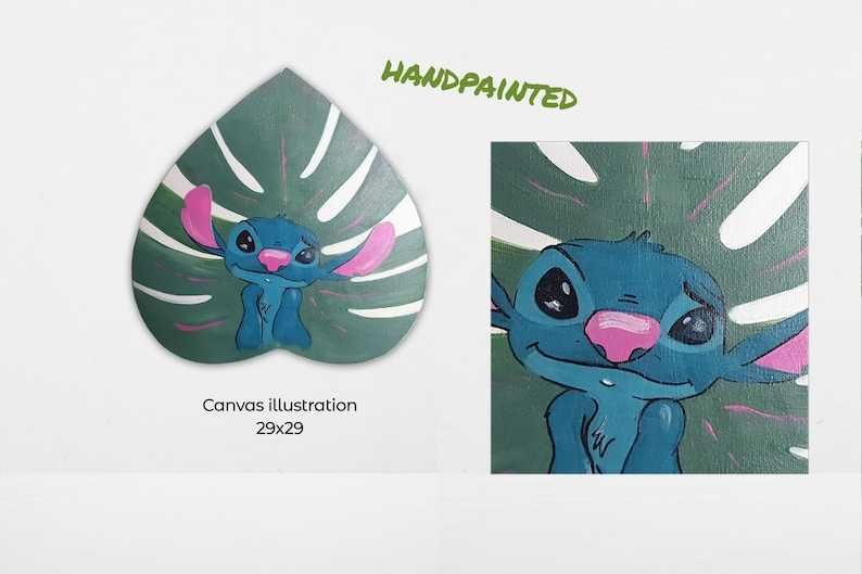 Ilustracja Lilo i Stich prezent