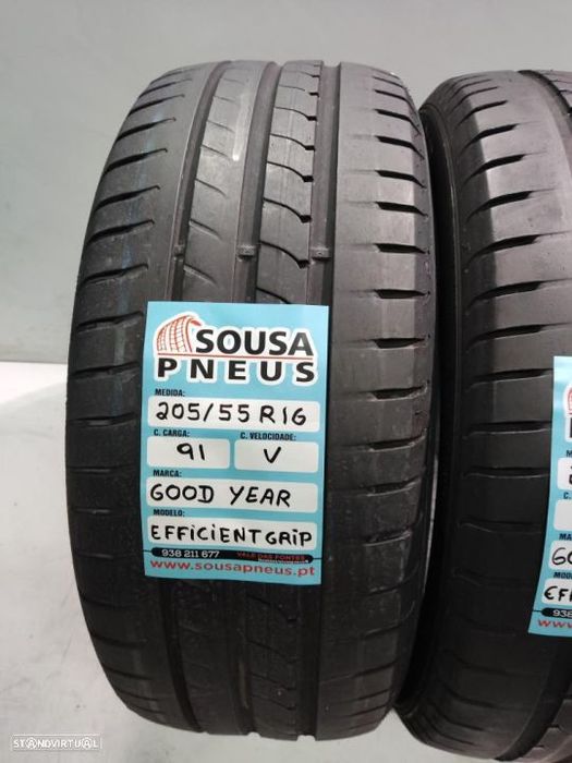 2 pneus semi novos 205-55r16 good year - oferta dos portes 85 EUROS