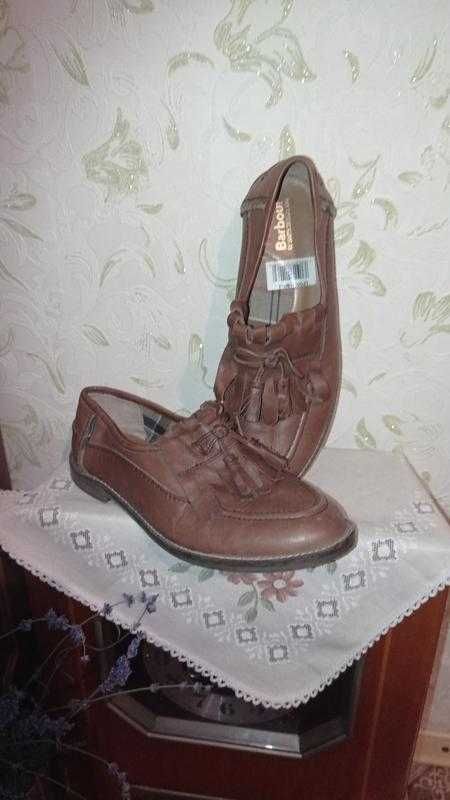 Бренд лоферы кожаные Barbour