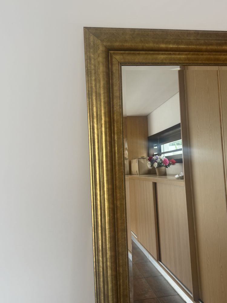 Espelho dourado IKEA