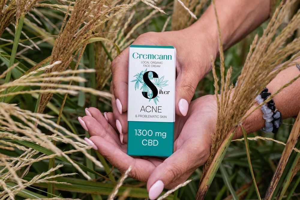 ANNABIS Krem organiczny Cremcann Silver 1300 mg CBD Trądzik Srebro
