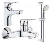 GROHE BAU FLOW 121624 S Набір змішувачів для ванни 3 в 1