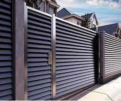 Металлический ламельный забор, жалюзи. Профнастил