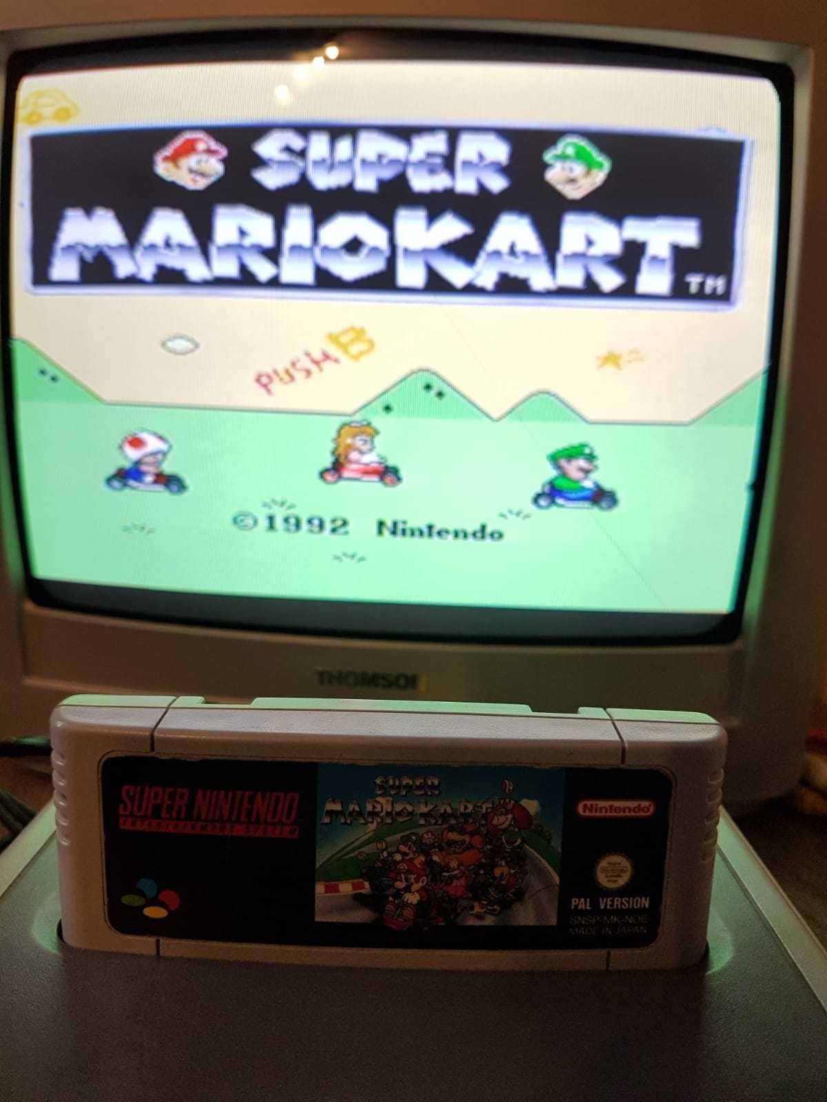 Mario Kart ORYGINAŁ SNES prezent Nintendo