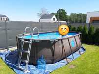 Basen stelażowy 427 x 250 x 100 cm BESTWAY