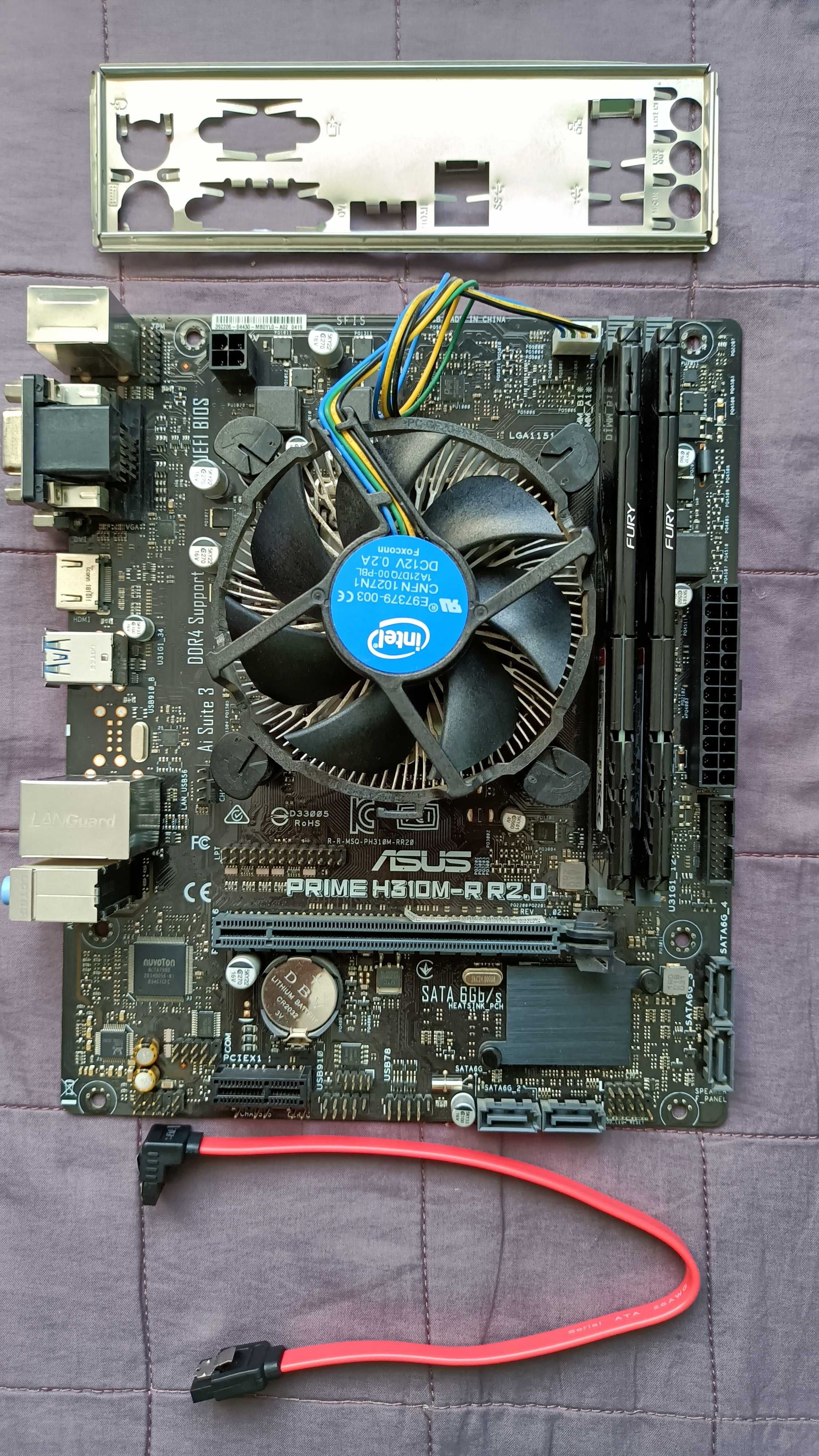 Комплект: Материнська плата + Intel Core i5 + DDR4 16gb(2x8)+ БОНУС