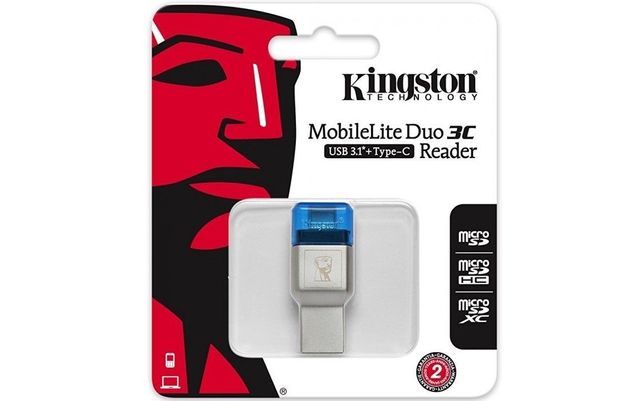 Кардрідер Kingston MobileLite Duo 3C USB 3.0 Type-A/C (FCR-ML3C)