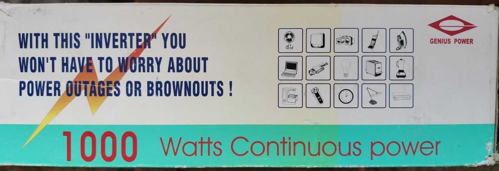 Інвертор Genius Power GP-24-1000 (1000 W)
