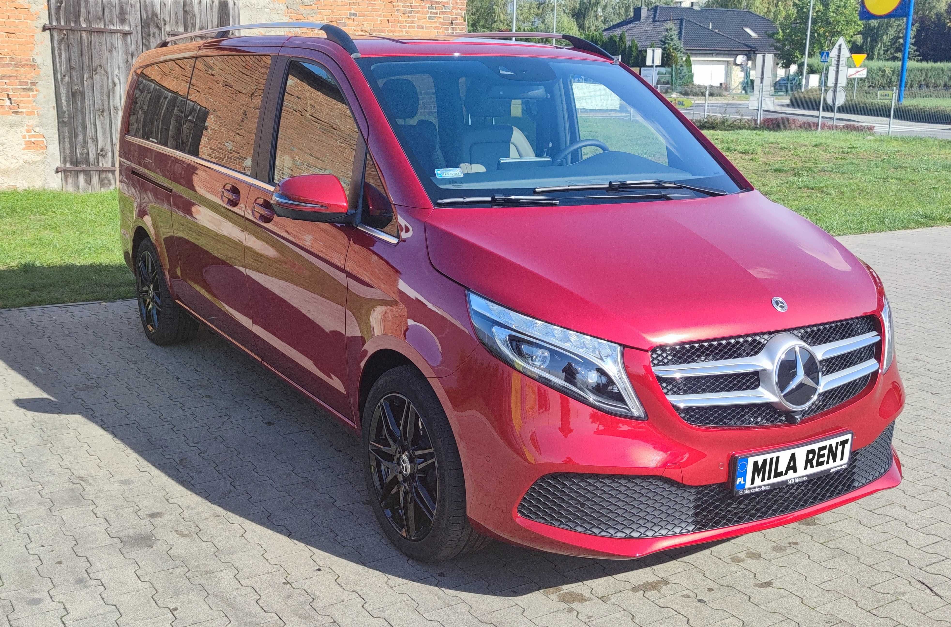 Wynajem BUS 7os. MERCEDES V300d Automat ExtraLong 237KM 2021 4x4