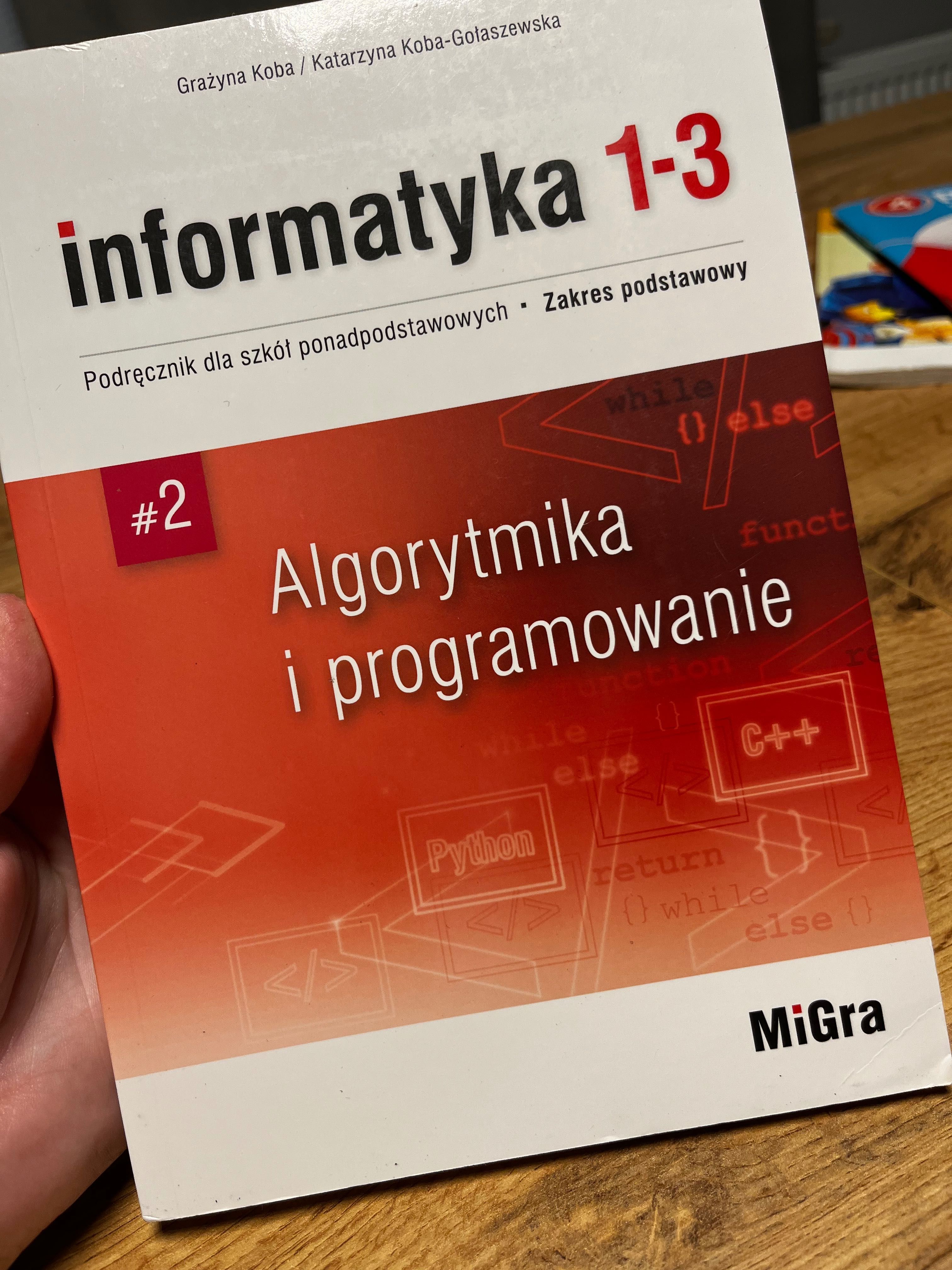 Informatyka 1-3 podręcznik