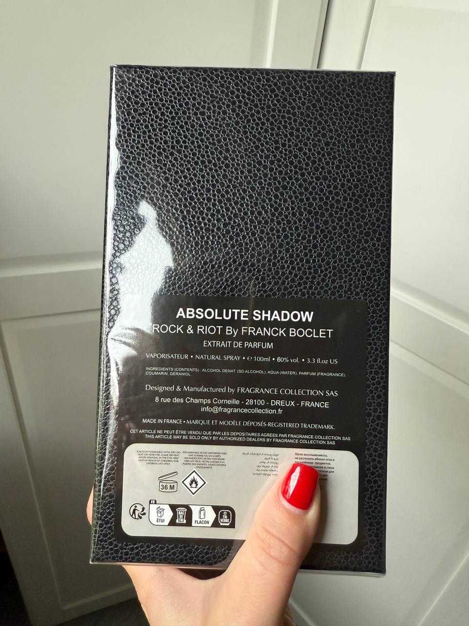 Nowy oryginalny zapach niszowy Franck Boclet  Absolute Shadow