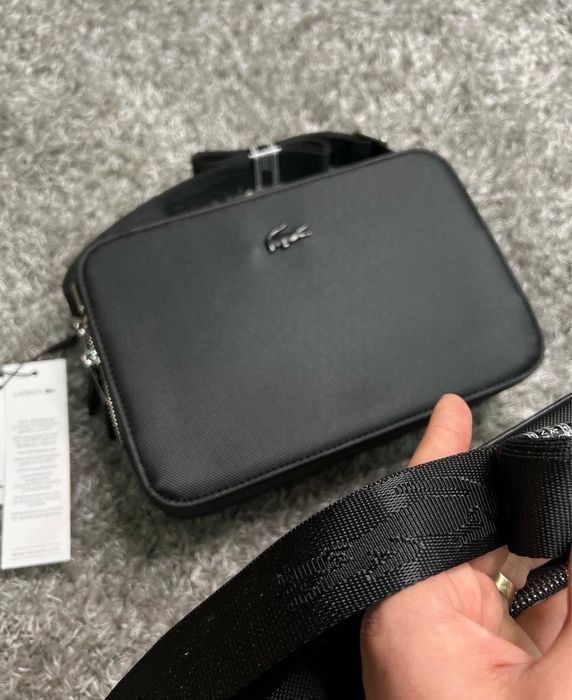 LACOSTE сумка мужская брендовая оригинал кожа