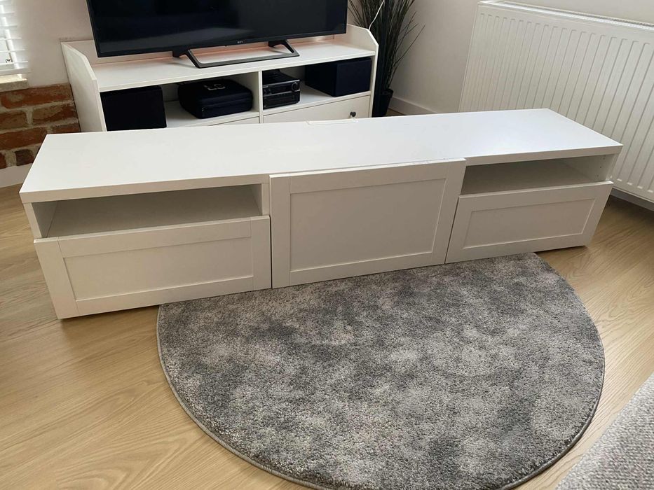 Szafka BESTA pod telewizor, biała IKEA