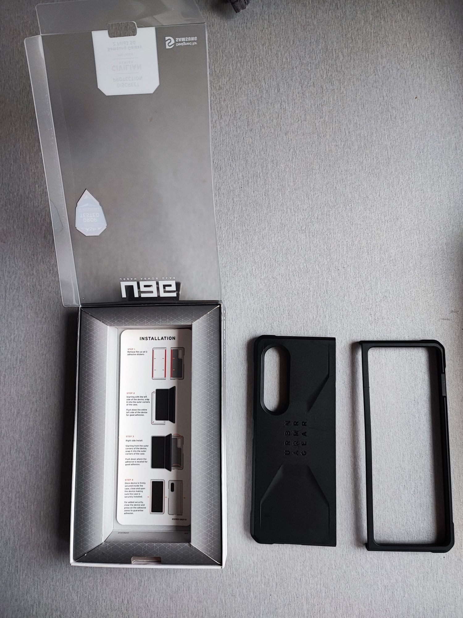 Samsung Galaxy  Z fold 3  Obudowa  / Case / kejs czarny