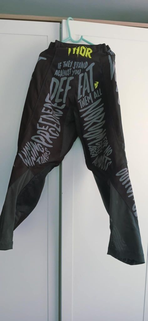 Spodnie motocyklowe cross enduro dziecięce Thor, r.28