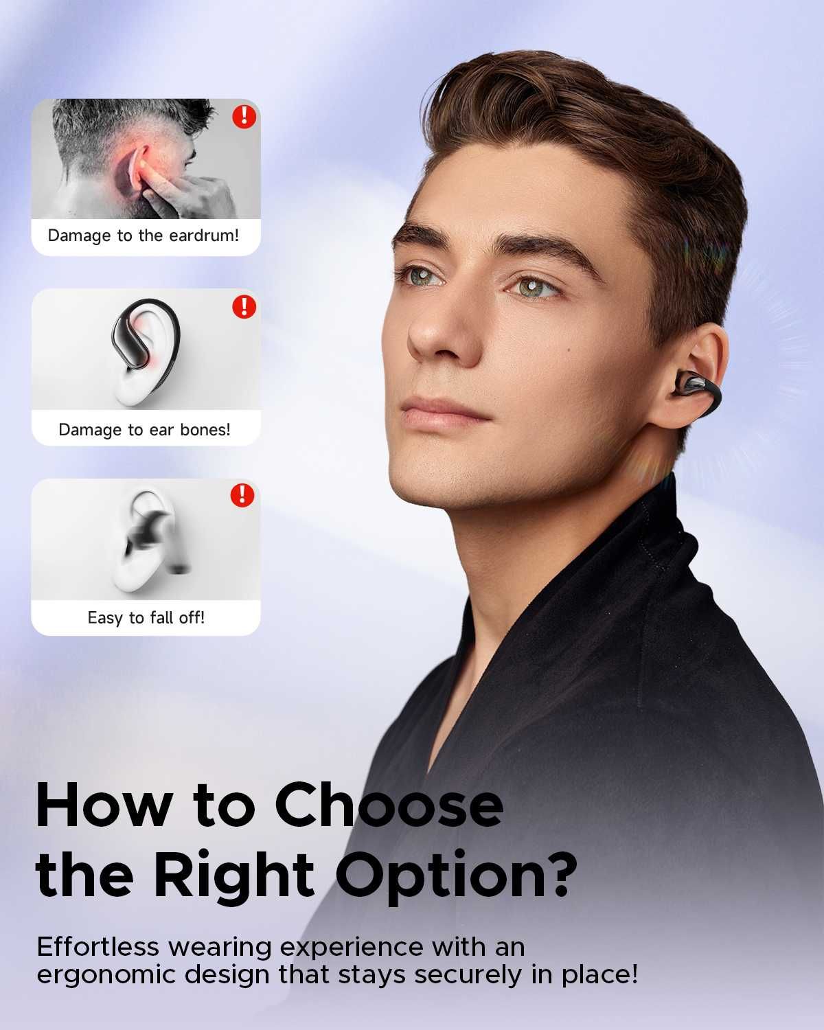 Навушники Truefree B1 Clip-On Wireless Earbuds