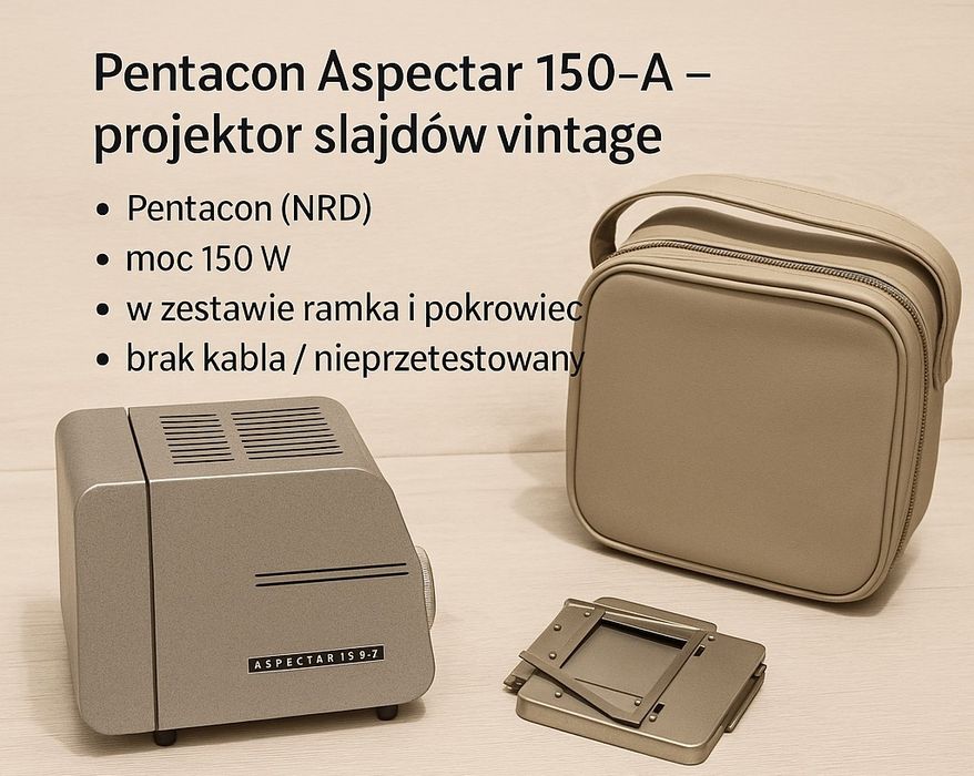 Pentacon Aspectar 150-A – projektor slajdów okazja! 

Na sprzedaż proj