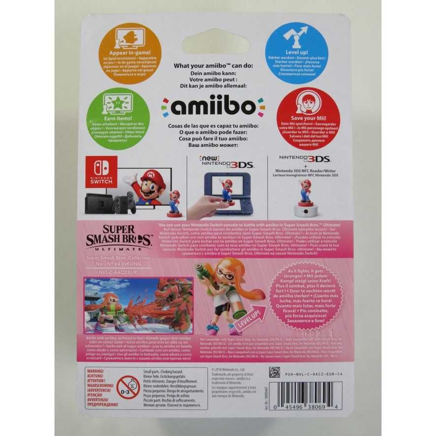 Amiibo Super Smash Bros Inkling Girl - Nintendo - Novo e Selado