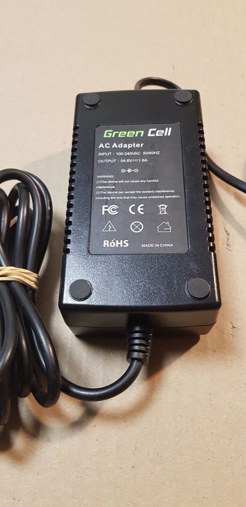 Ładowarka do Baterii Roweru Elektrycznego 13s 48V - 54,6V 1,8A