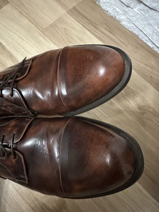 Туфли кожаные 41 р оксфорды Fabio Conti