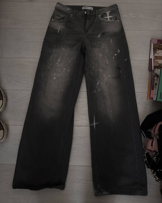 Джинсы в стиле гранж, опиум, в стиле Acne Studios type, opium, grunge