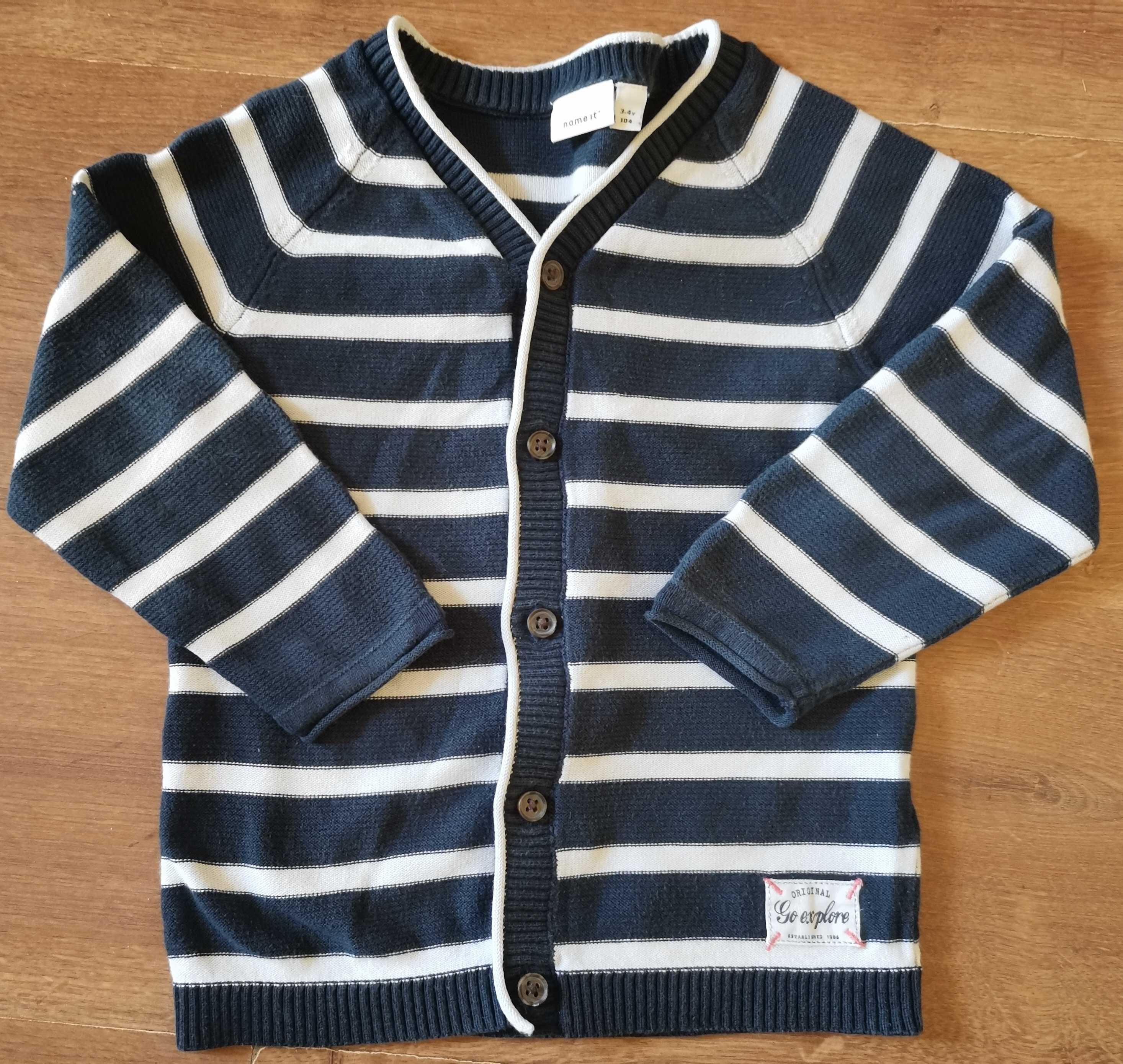 Sweter Name IT 98/104 zapinany