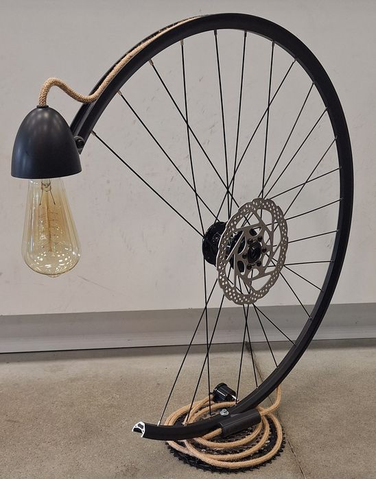 Lampa ozdobna / rower / handmade / loft